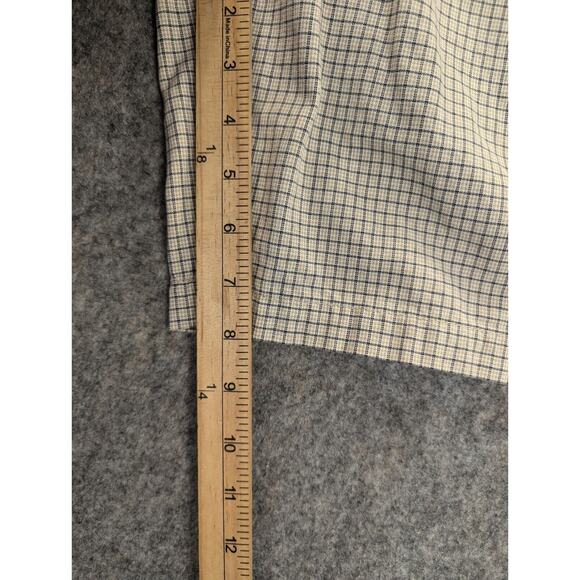 Eddie Bauer Golf Shorts 38 Men's Chino Checkered Pleated 100% Cotton Sportswear - Picture 6 of 6